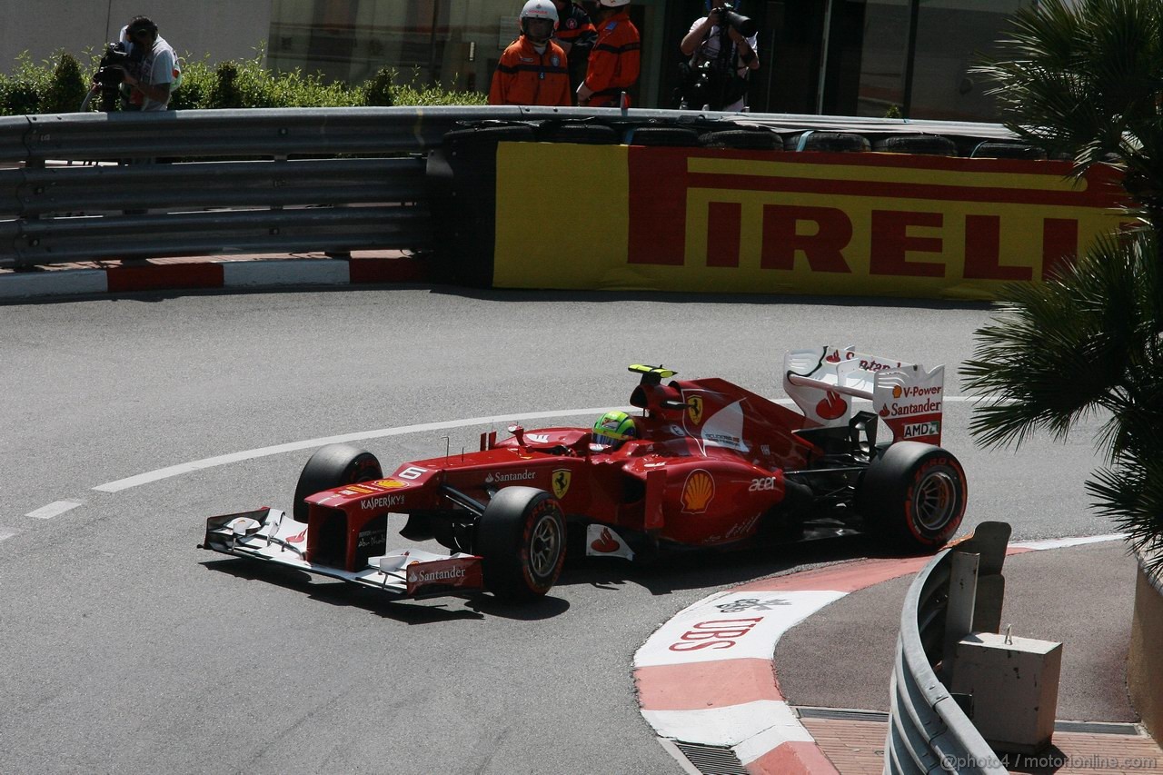 GP MONACO, 26.05.2012-  Prove Libere 3, Felipe Massa (BRA) Ferrari F2012