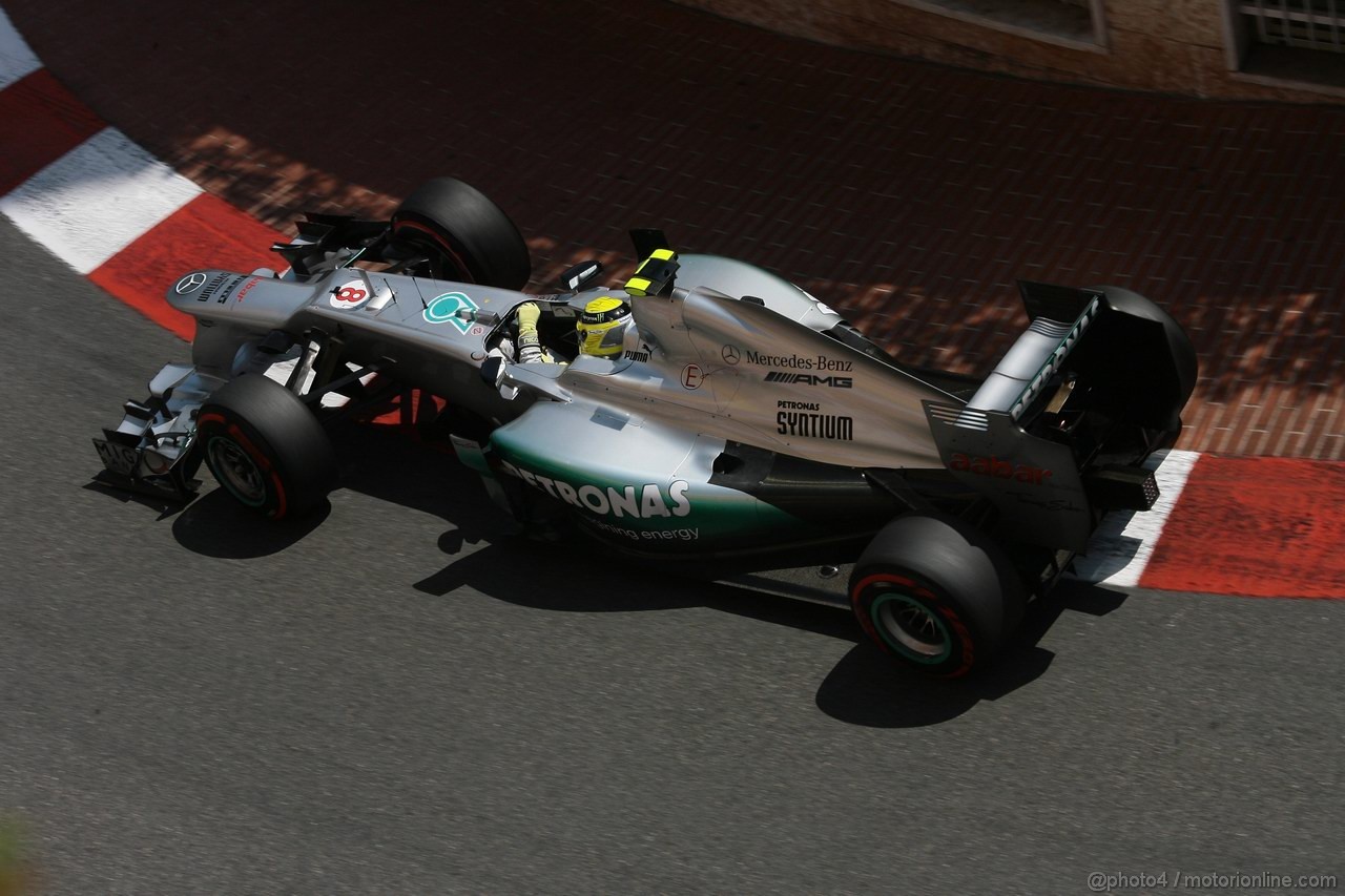 GP MONACO, 26.05.2012-  Prove Libere 3, Nico Rosberg (GER) Mercedes AMG F1 W03