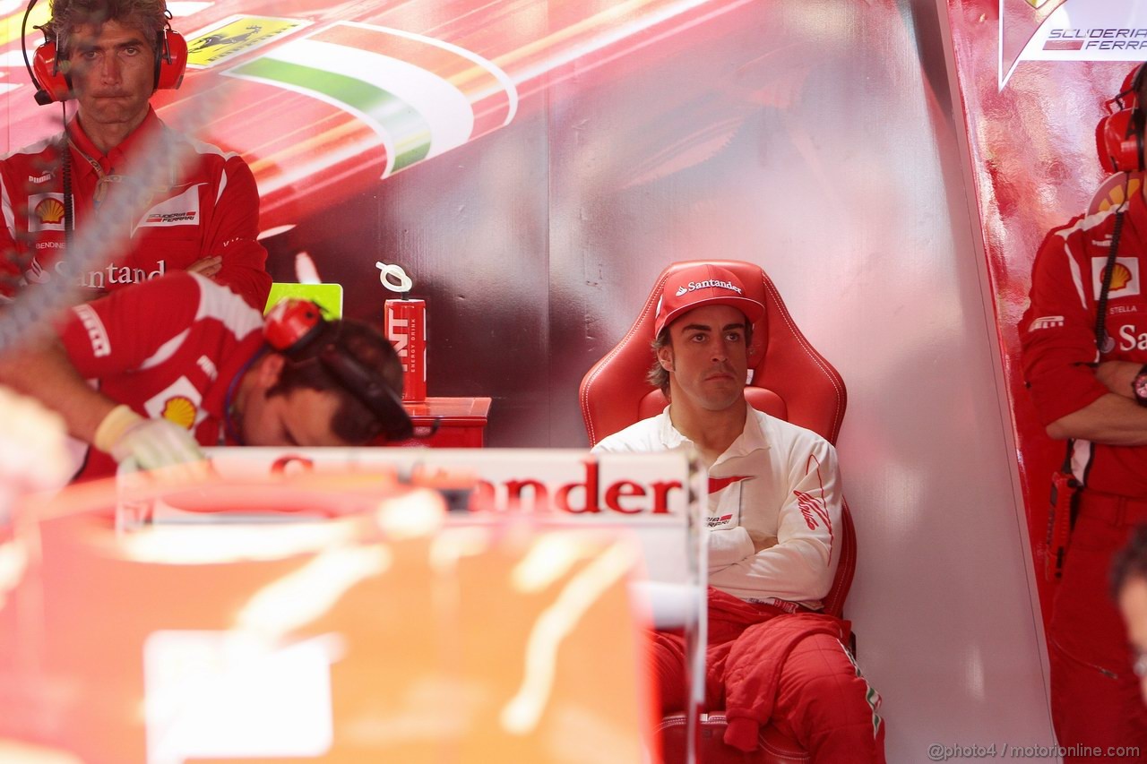 GP MONACO, 26.05.2012-  Prove Libere 3, Fernando Alonso (ESP) Ferrari F2012