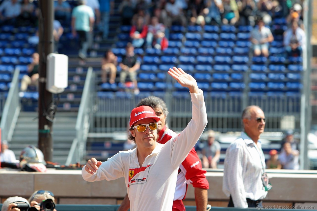 GP MONACO, 26.05.2012-  Prove Libere 3, Fernando Alonso (ESP) Ferrari F2012