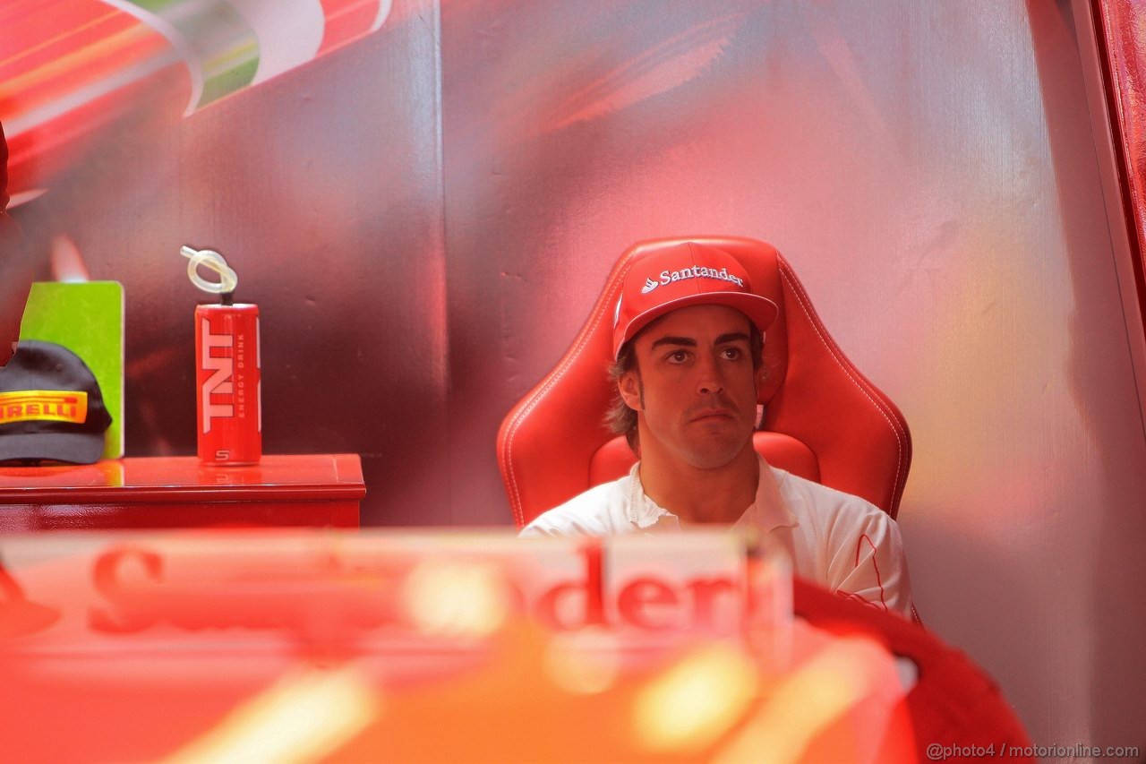 GP MONACO, 26.05.2012-  Prove Libere 3, Fernando Alonso (ESP) Ferrari F2012