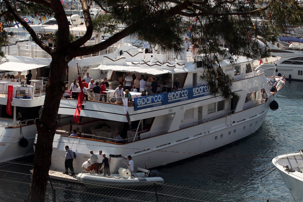 GP MONACO, 26.05.2012-  Prove Libere 3, Sparco boat