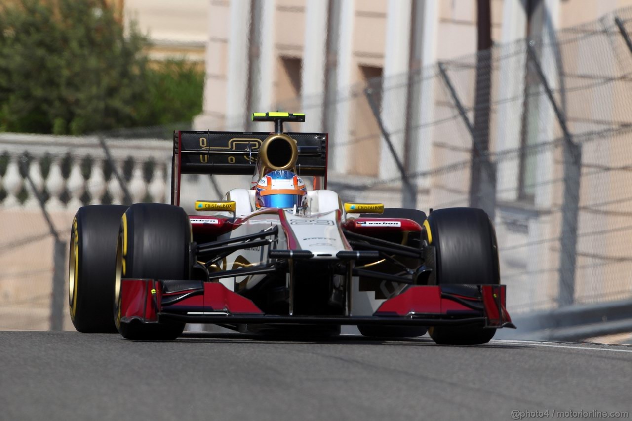 GP MONACO, 26.05.2012-  Prove Libere 3, Narain Karthikeyan (IND) HRT Formula 1 Team F112 