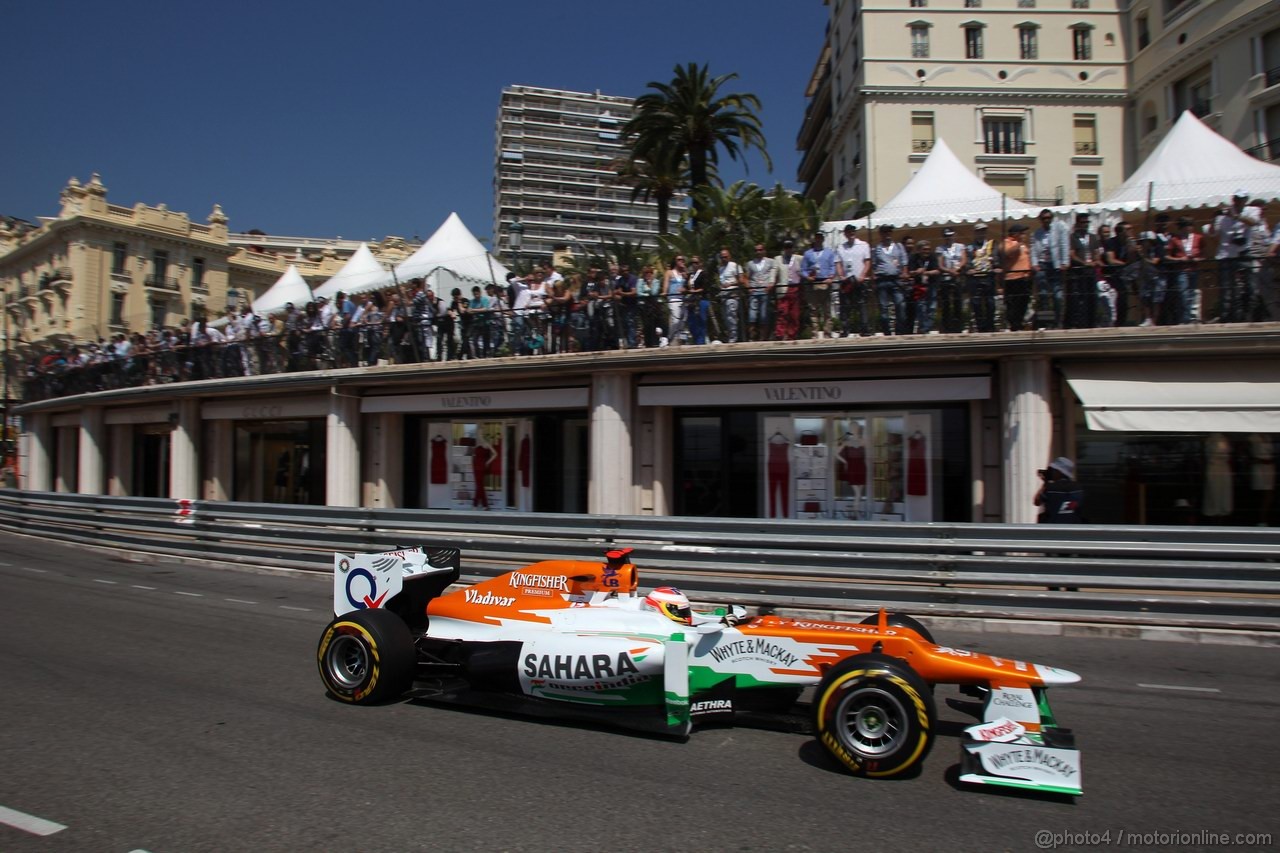 GP MONACO, 26.05.2012-  Prove Libere 3, Paul di Resta (GBR) Sahara Force India F1 Team VJM05
