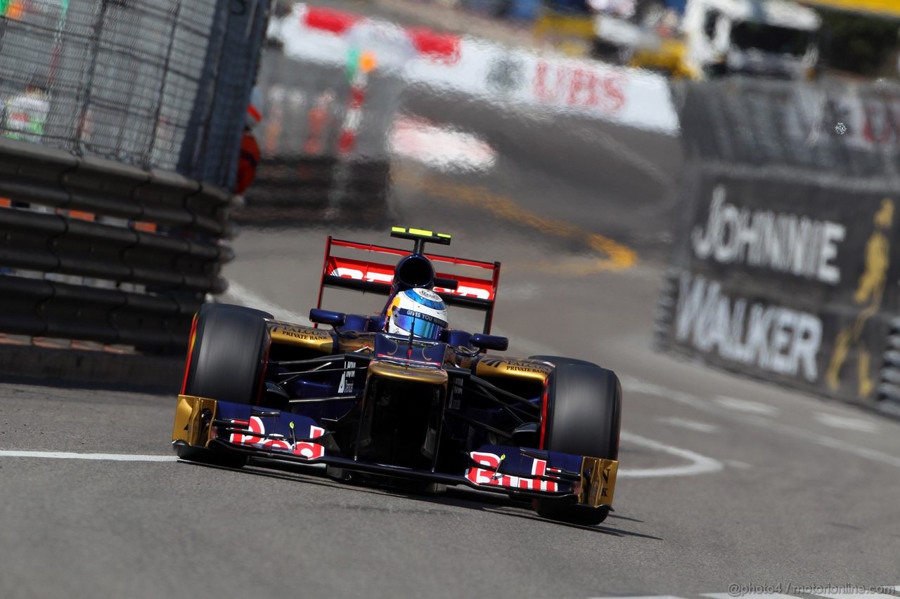 GP MONACO, 26.05.2012-  Prove Libere 3, Jean-Eric Vergne (FRA) Scuderia Toro Rosso STR7