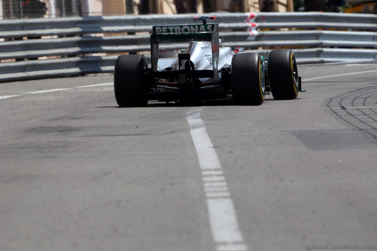 GP MONACO, 26.05.2012-  Prove Libere 3, Michael Schumacher (GER) Mercedes AMG F1 W03