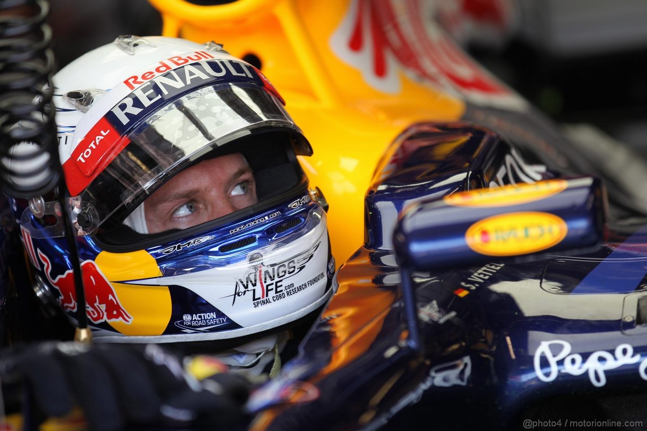 GP MONACO, 26.05.2012-  Prove Libere 3, Sebastian Vettel (GER) Red Bull Racing RB8 