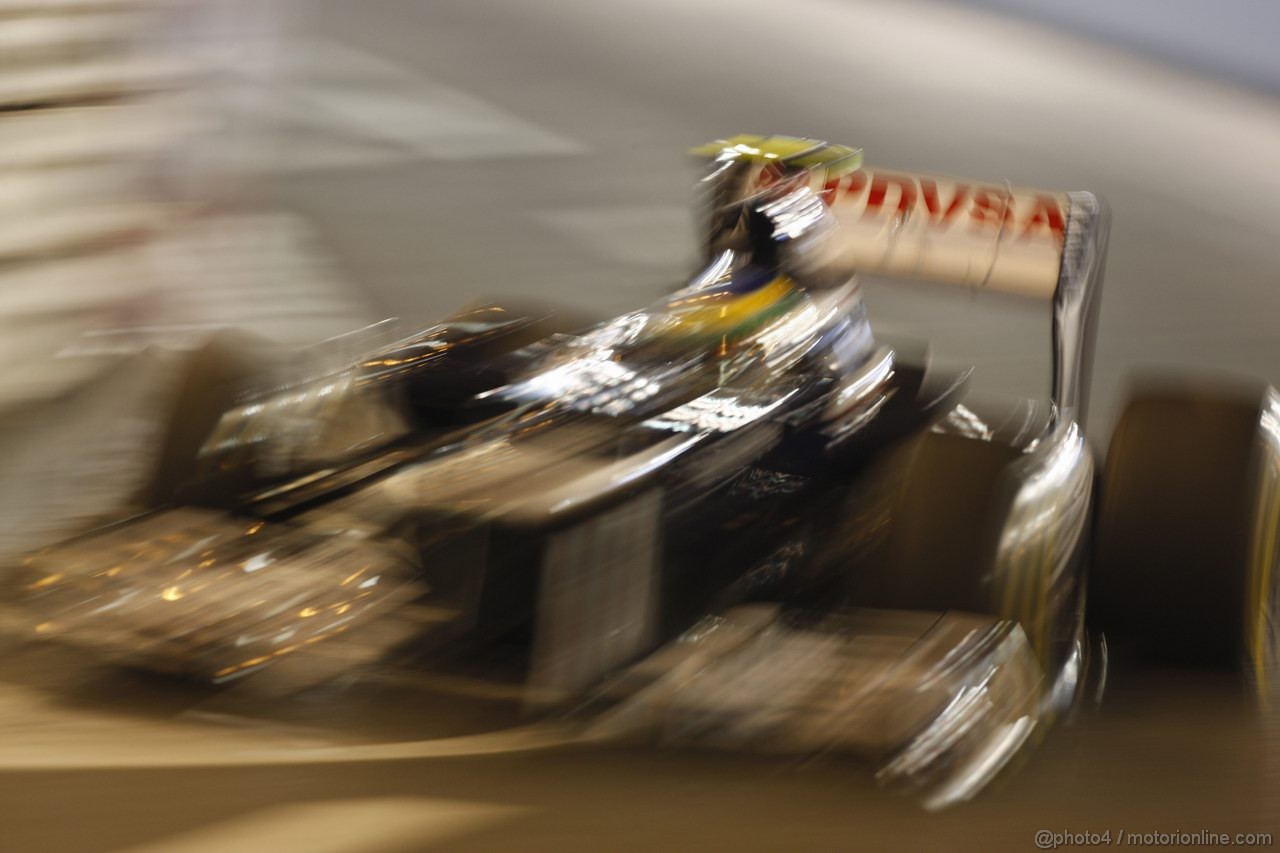 GP MONACO, 26.05.2012-  Prove Libere 3, Bruno Senna (BRA) Williams F1 Team FW34