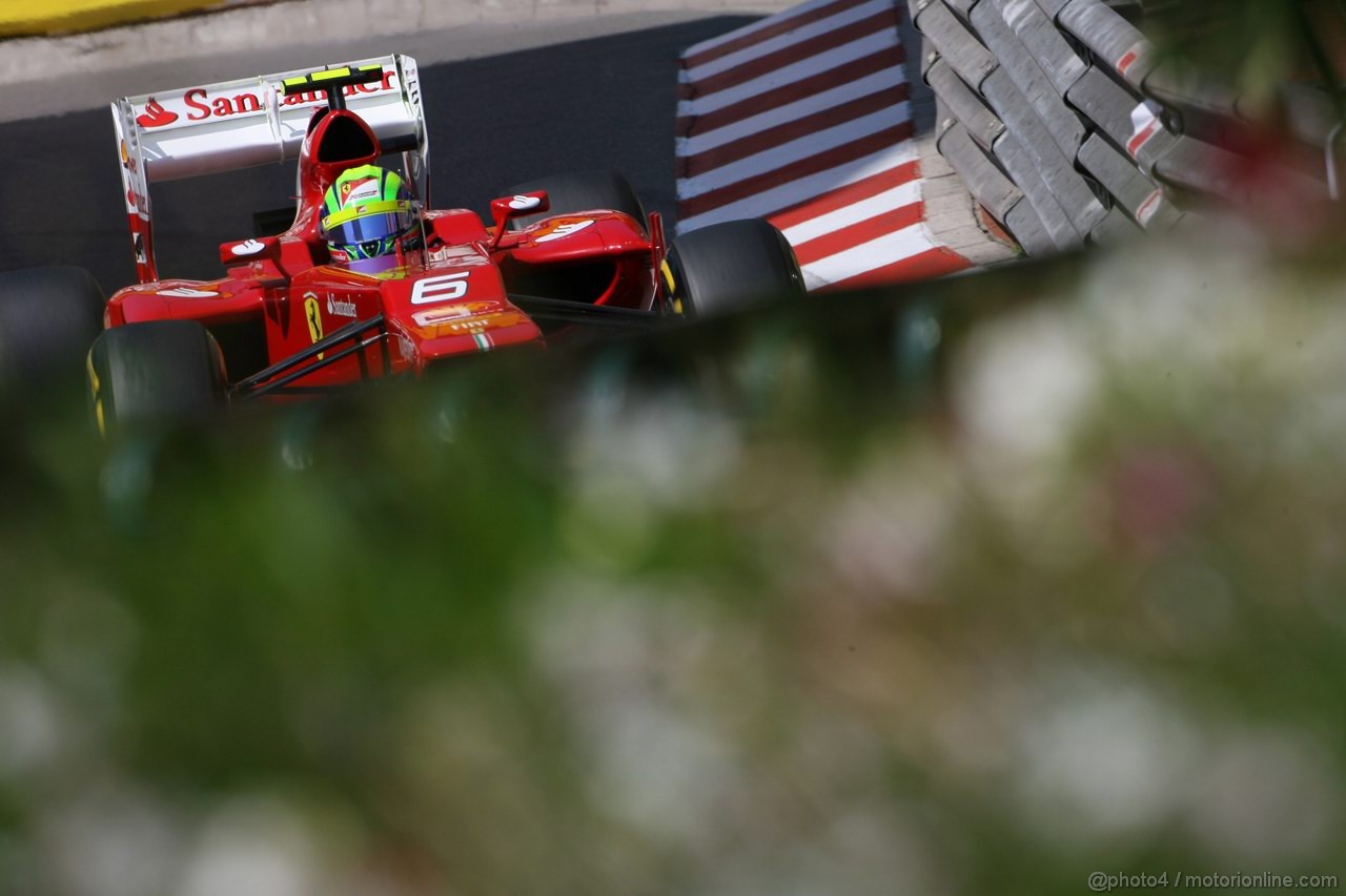 GP MONACO, 26.05.2012-  Prove Libere 3, Felipe Massa (BRA) Ferrari F2012