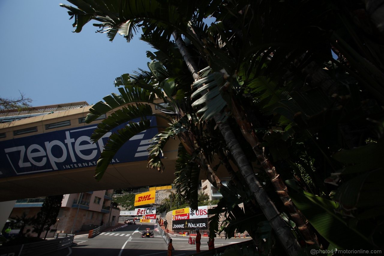 GP MONACO, 26.05.2012-  Prove Libere 3, Sebastian Vettel (GER) Red Bull Racing RB8