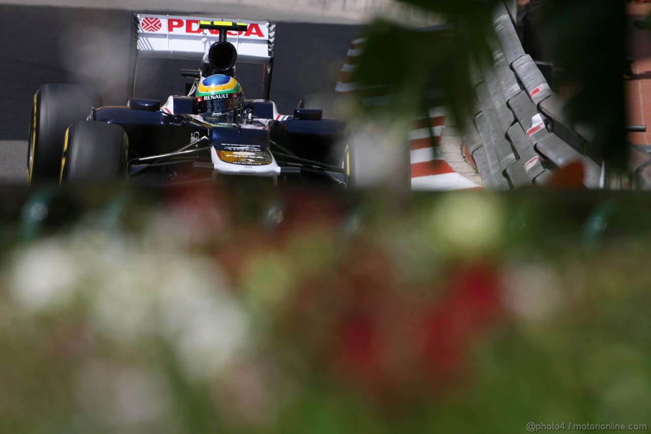 GP MONACO, 26.05.2012-  Prove Libere 3, Bruno Senna (BRA) Williams F1 Team FW34