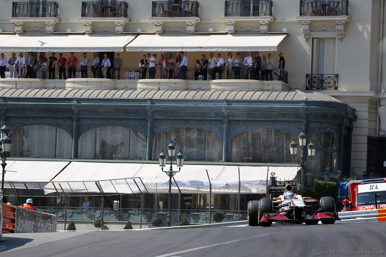 GP MONACO, 26.05.2012-  Prove Libere 3, Narain Karthikeyan (IND) HRT Formula 1 Team F112 