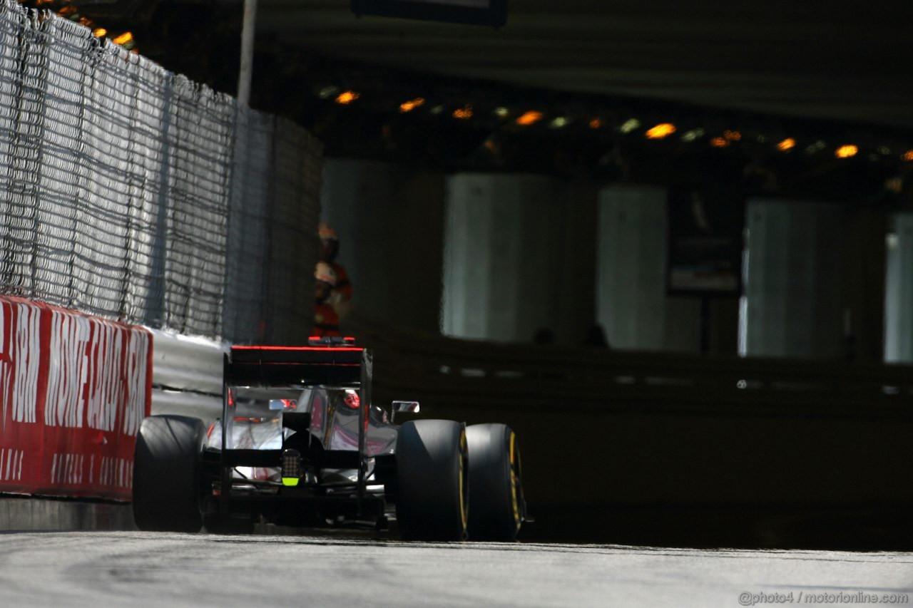 GP MONACO, 26.05.2012-  Prove Libere 3, Jenson Button (GBR) McLaren Mercedes MP4-27