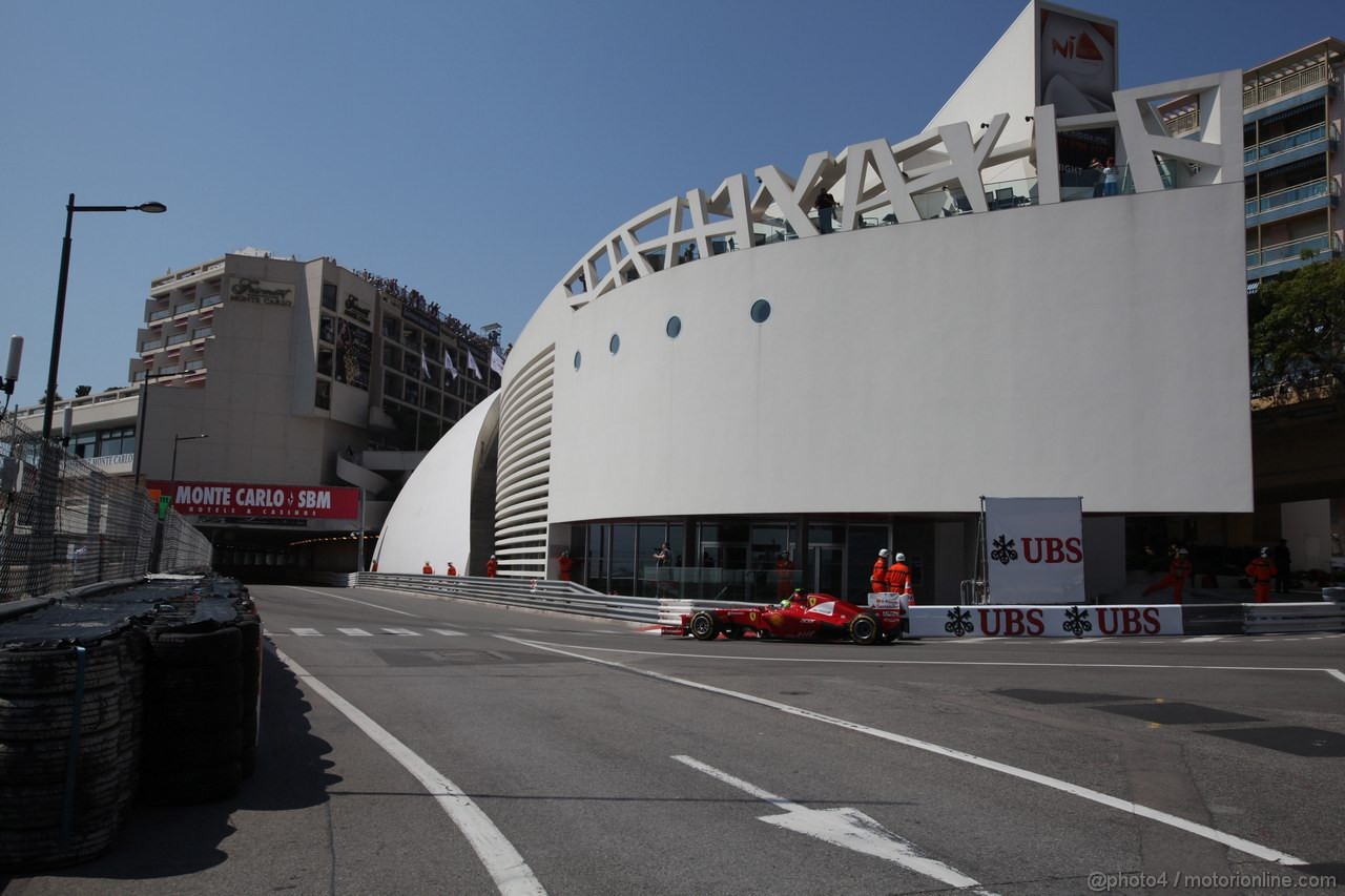 GP MONACO, 26.05.2012-  Prove Libere 3, Felipe Massa (BRA) Ferrari F2012