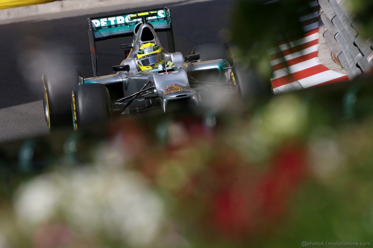 GP MONACO, 26.05.2012-  Prove Libere 3, Nico Rosberg (GER) Mercedes AMG F1 W03