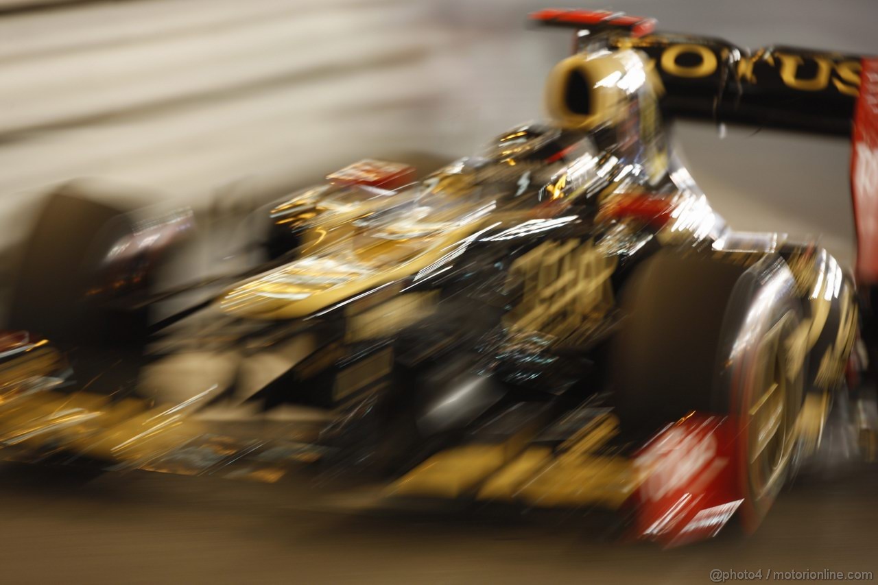 GP MONACO, 26.05.2012-  Prove Libere 3, Kimi Raikkonen (FIN) Lotus F1 Team E20 