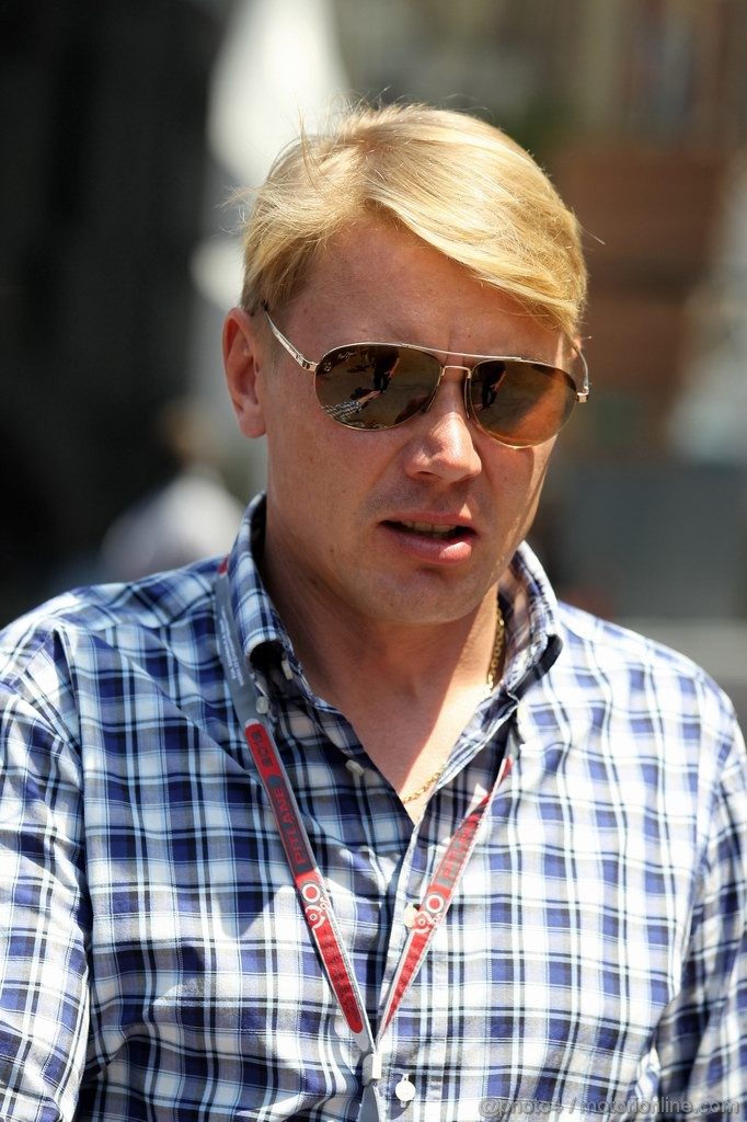 GP MONACO, 26.05.2012-  Prove Libere 3, Mika Hakkinen (FIN), ex F1 driver 