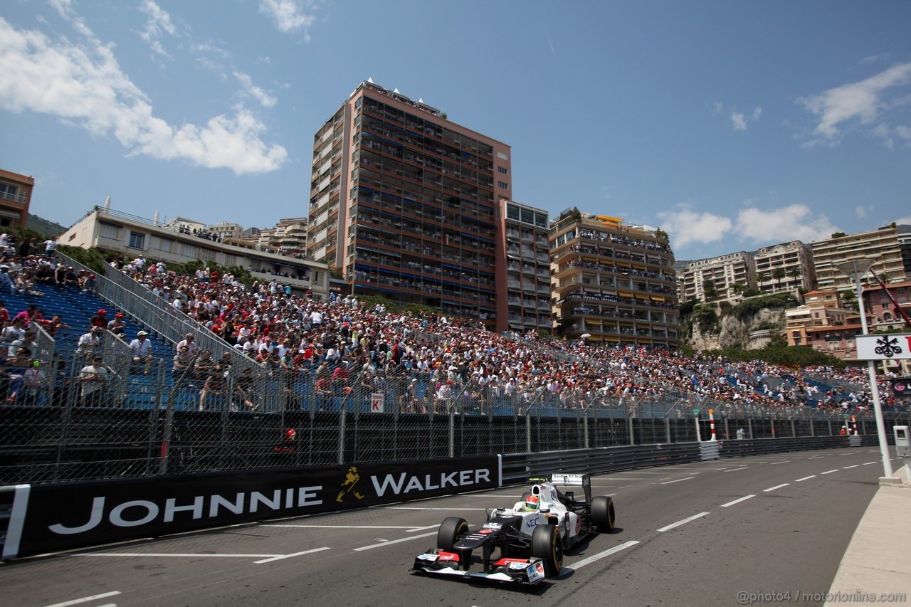 GP MONACO, 26.05.2012-  Qualifiche, Sergio Pérez (MEX) Sauber F1 Team C31 