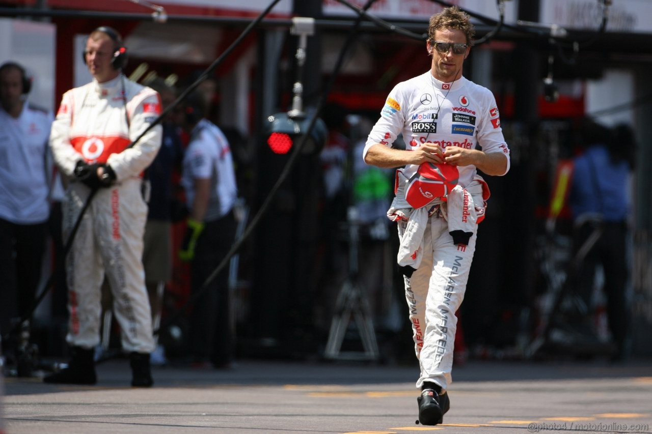 GP MONACO, 26.05.2012-  Qualifiche, Jenson Button (GBR) McLaren Mercedes MP4-27