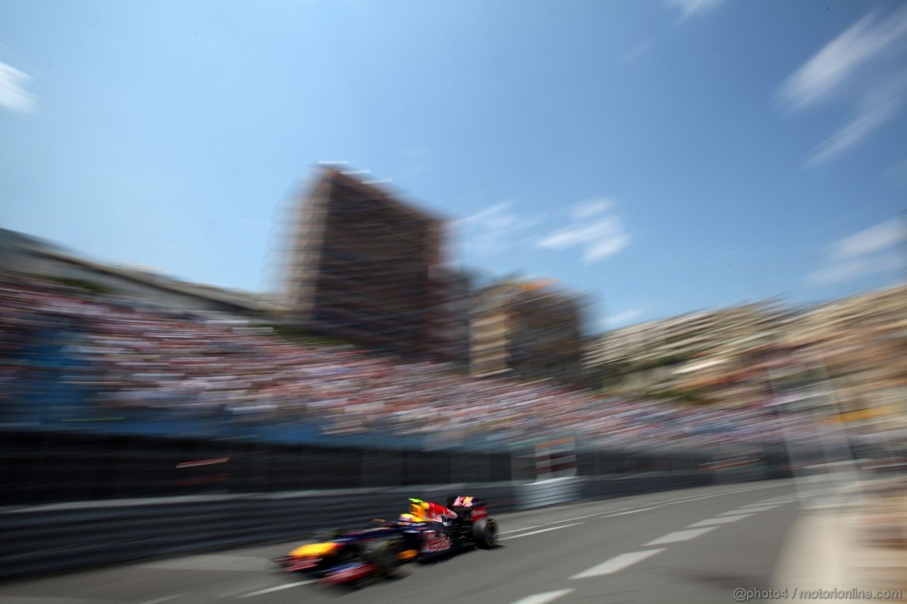 GP MONACO, 26.05.2012-  Qualifiche, Mark Webber (AUS) Red Bull Racing RB8 