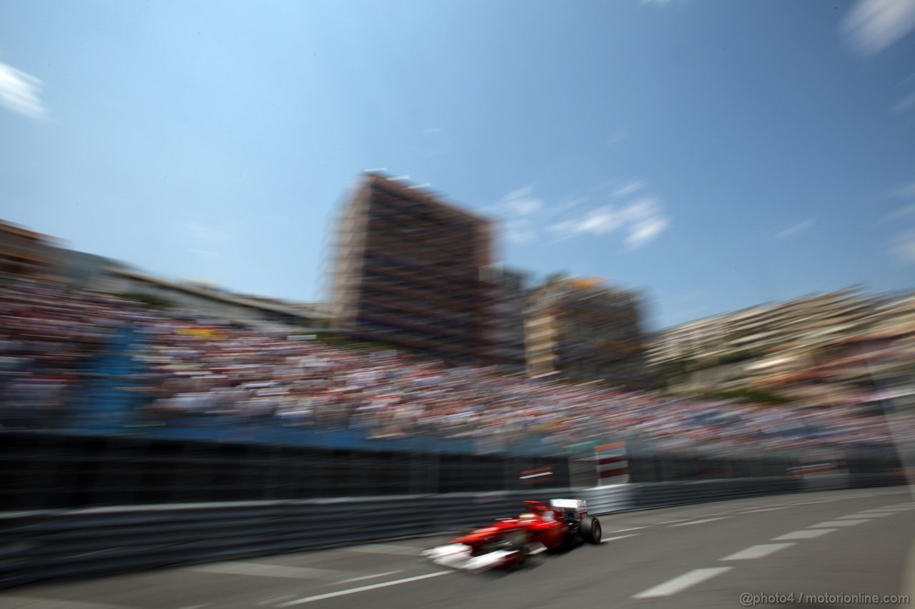 GP MONACO, 26.05.2012-  Qualifiche, Fernando Alonso (ESP) Ferrari F2012 