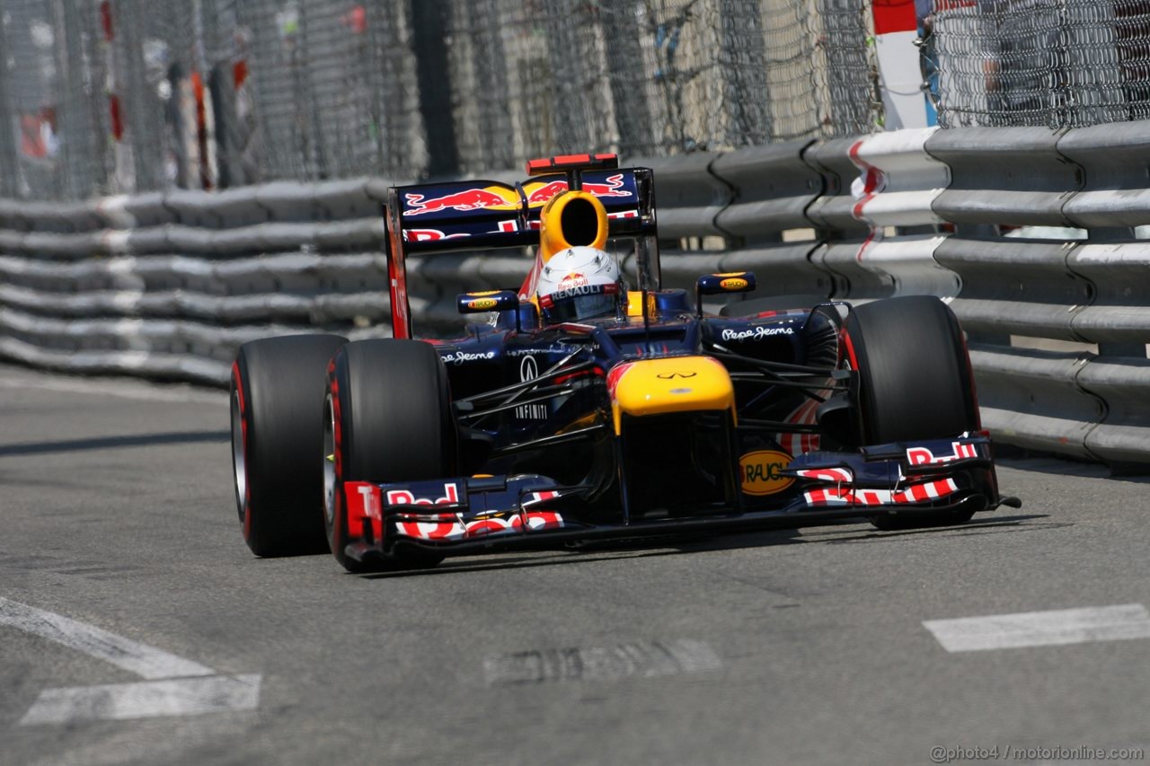 GP MONACO, 26.05.2012-  Qualifiche, Sebastian Vettel (GER) Red Bull Racing RB8 
