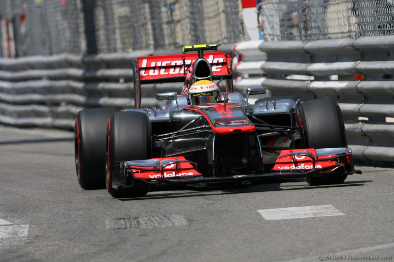GP MONACO, 26.05.2012-  Qualifiche, Lewis Hamilton (GBR) McLaren Mercedes MP4-27 