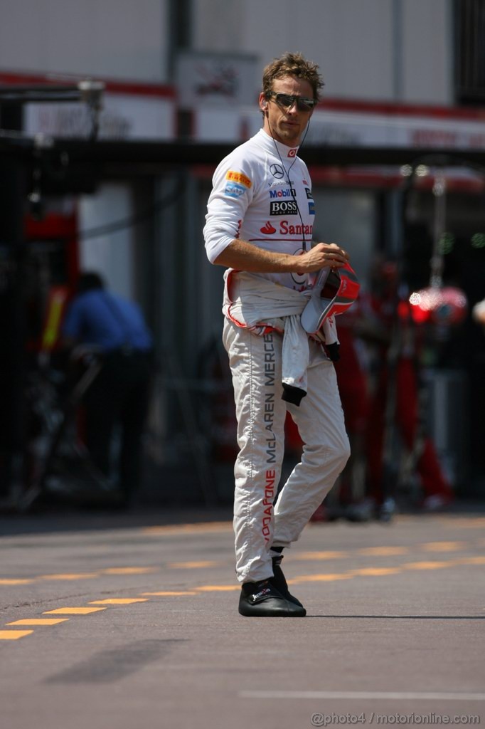 GP MONACO, 26.05.2012-  Qualifiche, Jenson Button (GBR) McLaren Mercedes MP4-27