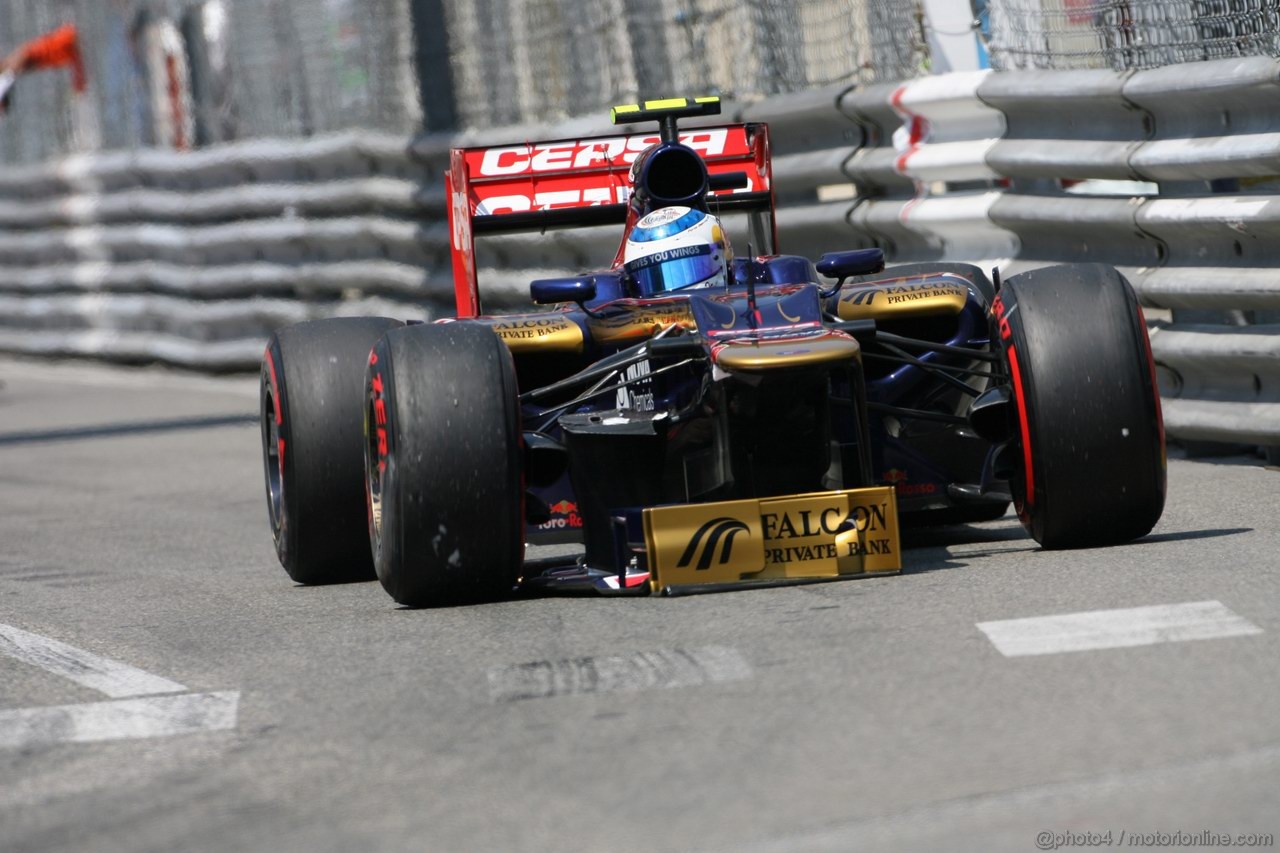 GP MONACO, 26.05.2012-  Qualifiche, Jean-Eric Vergne (FRA) Scuderia Toro Rosso STR7 
