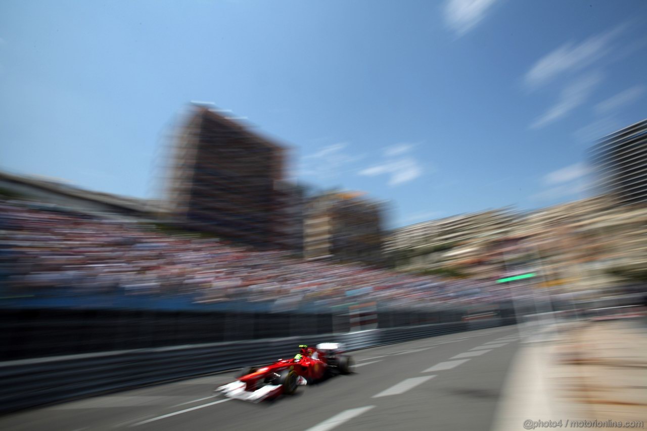GP MONACO, 26.05.2012-  Qualifiche, Felipe Massa (BRA) Ferrari F2012 