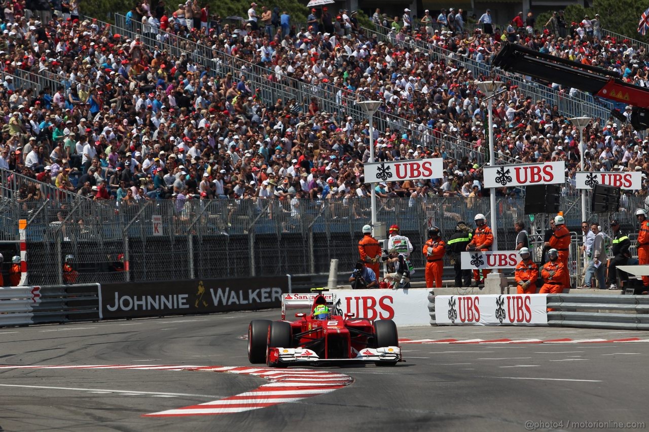 GP MONACO, 26.05.2012-  Qualifiche, Felipe Massa (BRA) Ferrari F2012