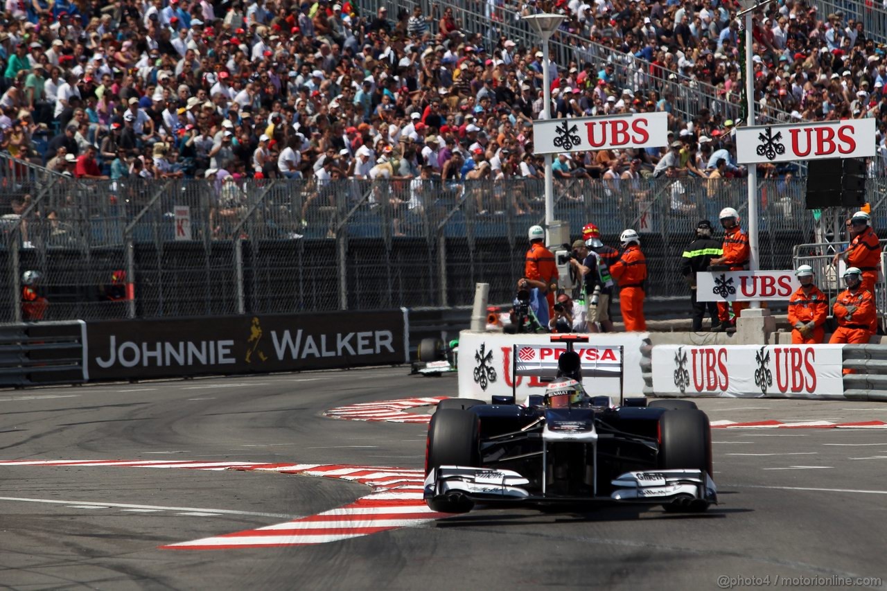 GP MONACO, 26.05.2012-  Qualifiche, Pastor Maldonado (VEN) Williams F1 Team FW34