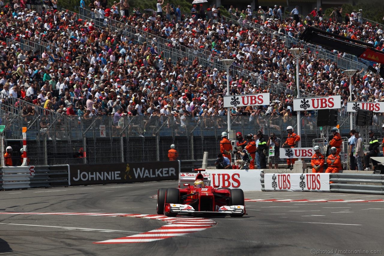GP MONACO, 26.05.2012-  Qualifiche, Fernando Alonso (ESP) Ferrari F2012