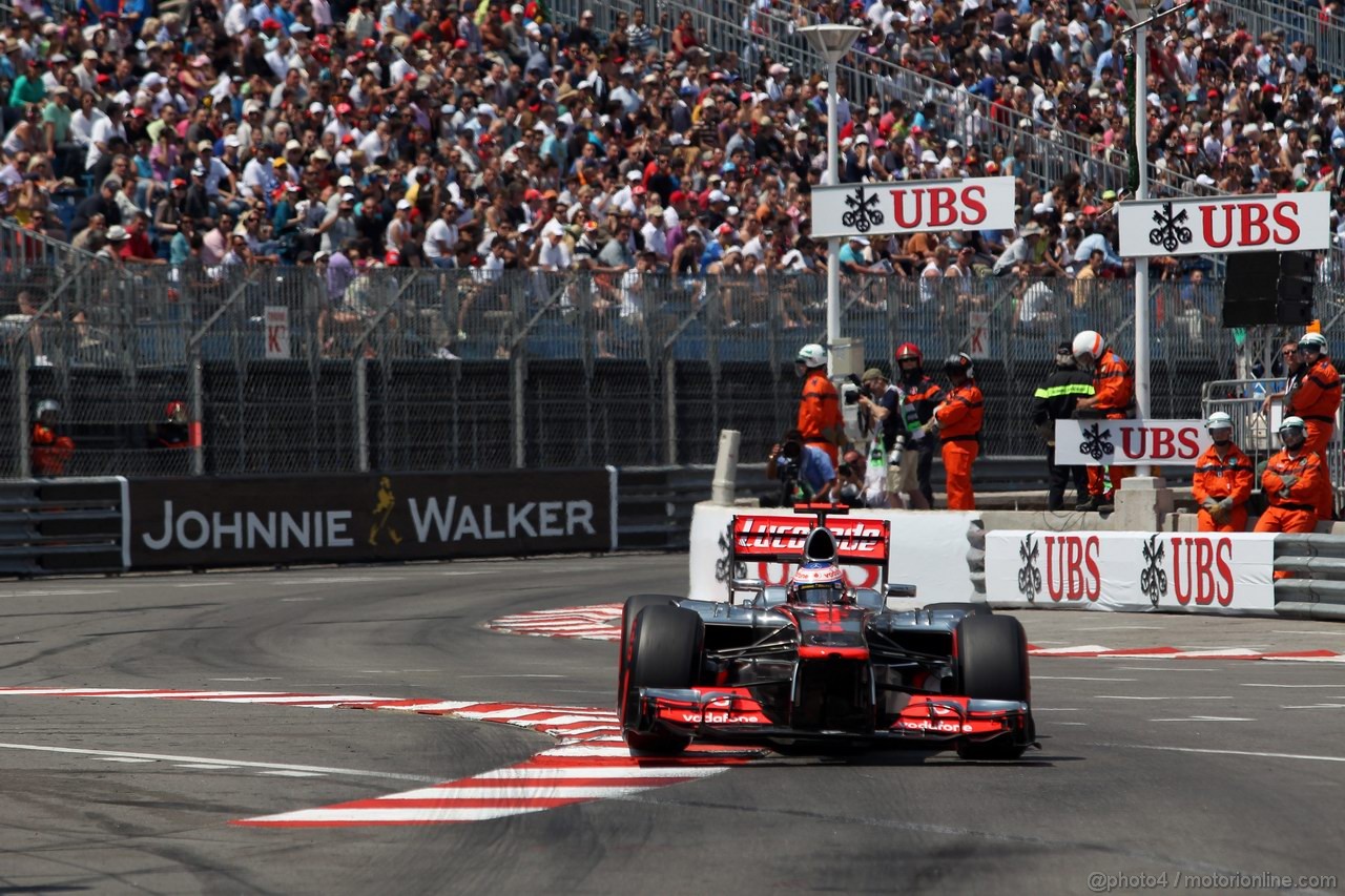 GP MONACO, 26.05.2012-  Qualifiche, Jenson Button (GBR) McLaren Mercedes MP4-27