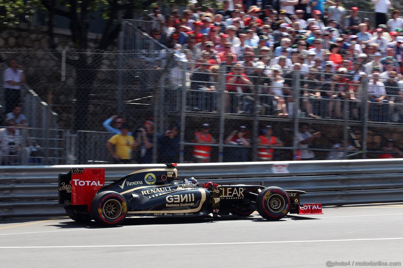 GP MONACO, 26.05.2012-  Qualifiche, Kimi Raikkonen (FIN) Lotus F1 Team E20
