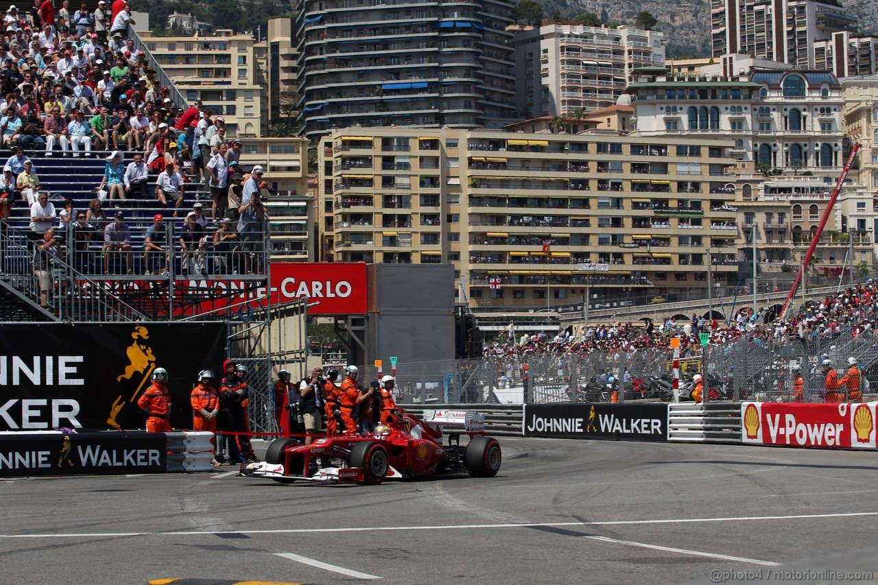 GP MONACO, 26.05.2012-  Qualifiche, Fernando Alonso (ESP) Ferrari F2012