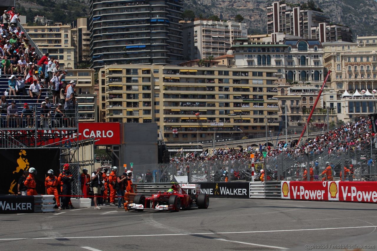 GP MONACO, 26.05.2012-  Qualifiche, Felipe Massa (BRA) Ferrari F2012