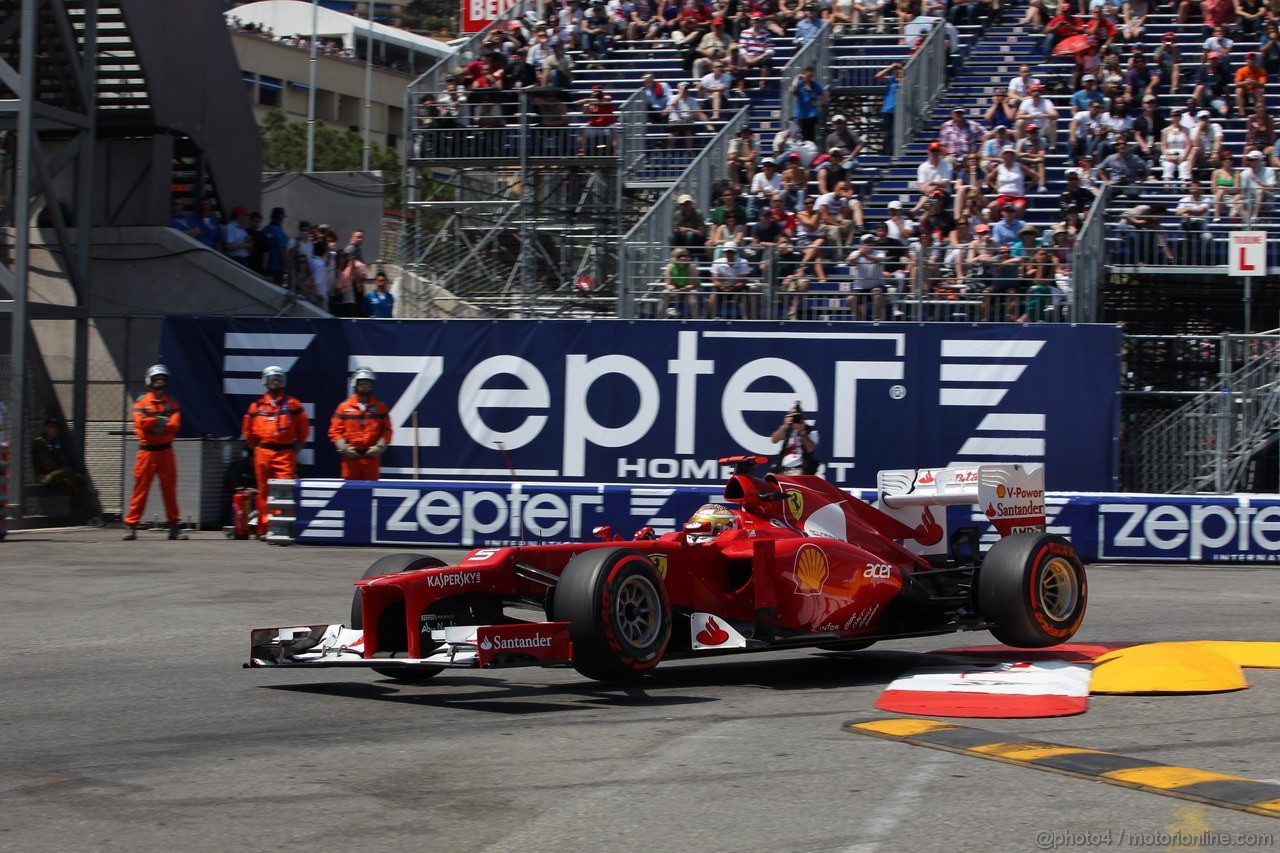 GP MONACO, 26.05.2012-  Qualifiche, Fernando Alonso (ESP) Ferrari F2012
