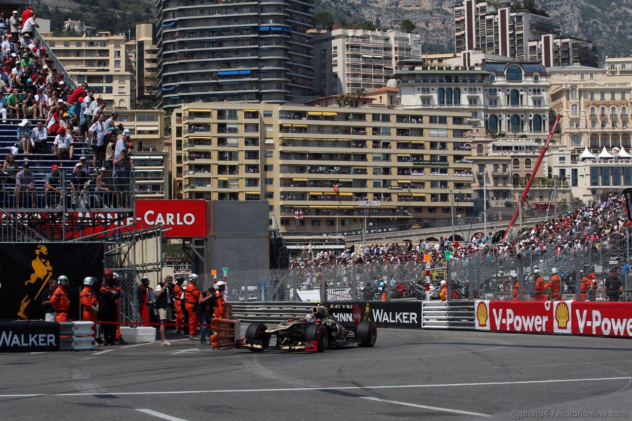 GP MONACO, 26.05.2012-  Qualifiche, Romain Grosjean (FRA) Lotus F1 Team E20