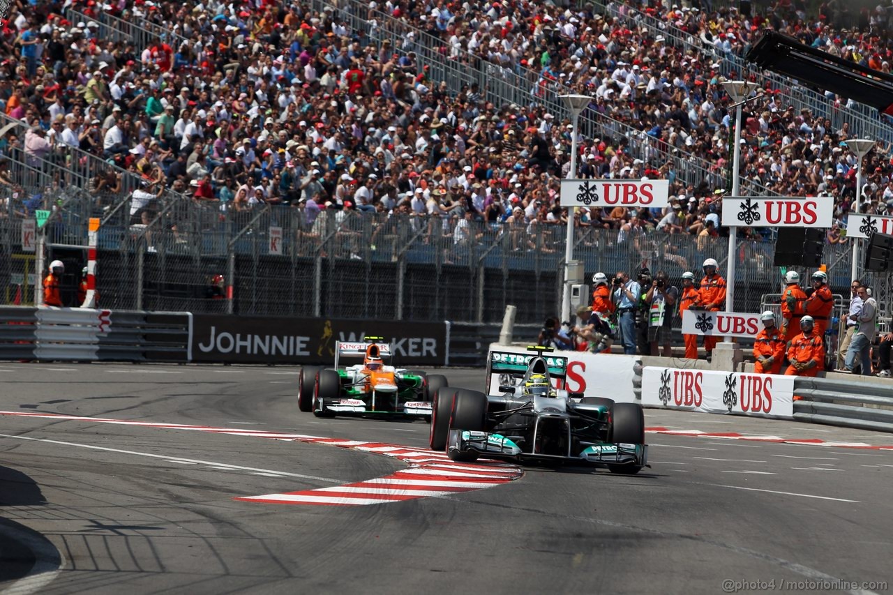 GP MONACO, 26.05.2012-  Qualifiche, Nico Rosberg (GER) Mercedes AMG F1 W03