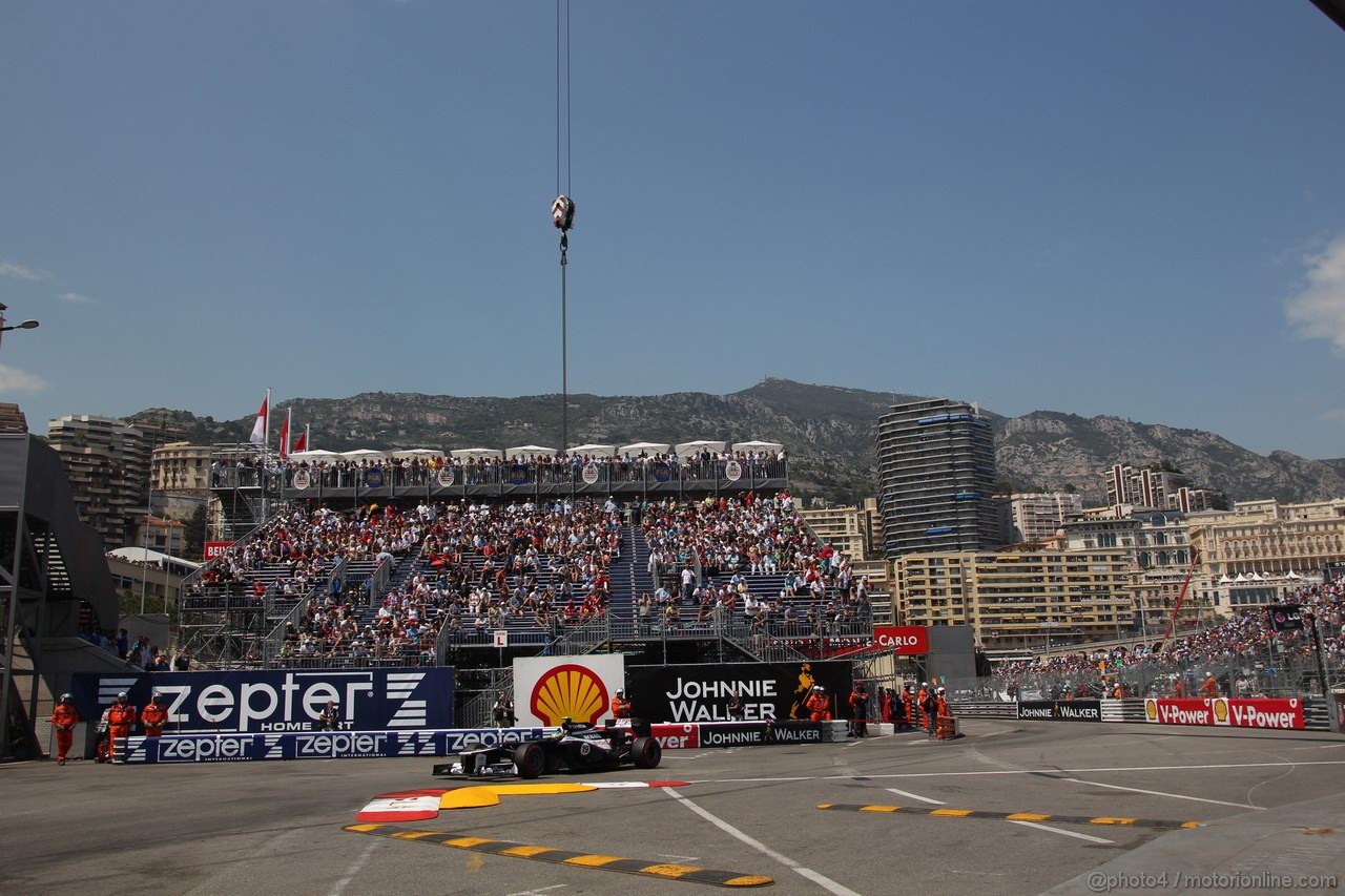 GP MONACO, 26.05.2012-  Qualifiche, Bruno Senna (BRA) Williams F1 Team FW34