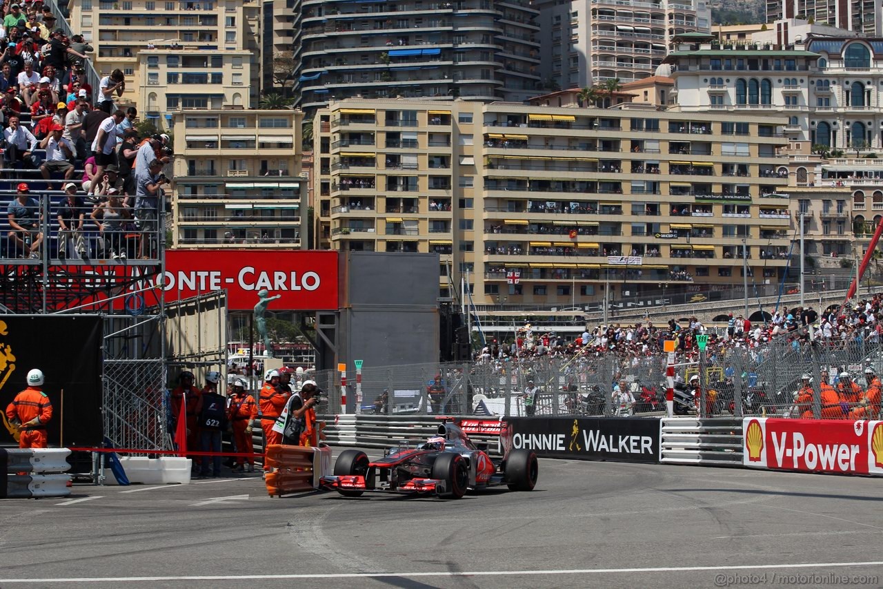 GP MONACO, 26.05.2012-  Qualifiche, Jenson Button (GBR) McLaren Mercedes MP4-27 