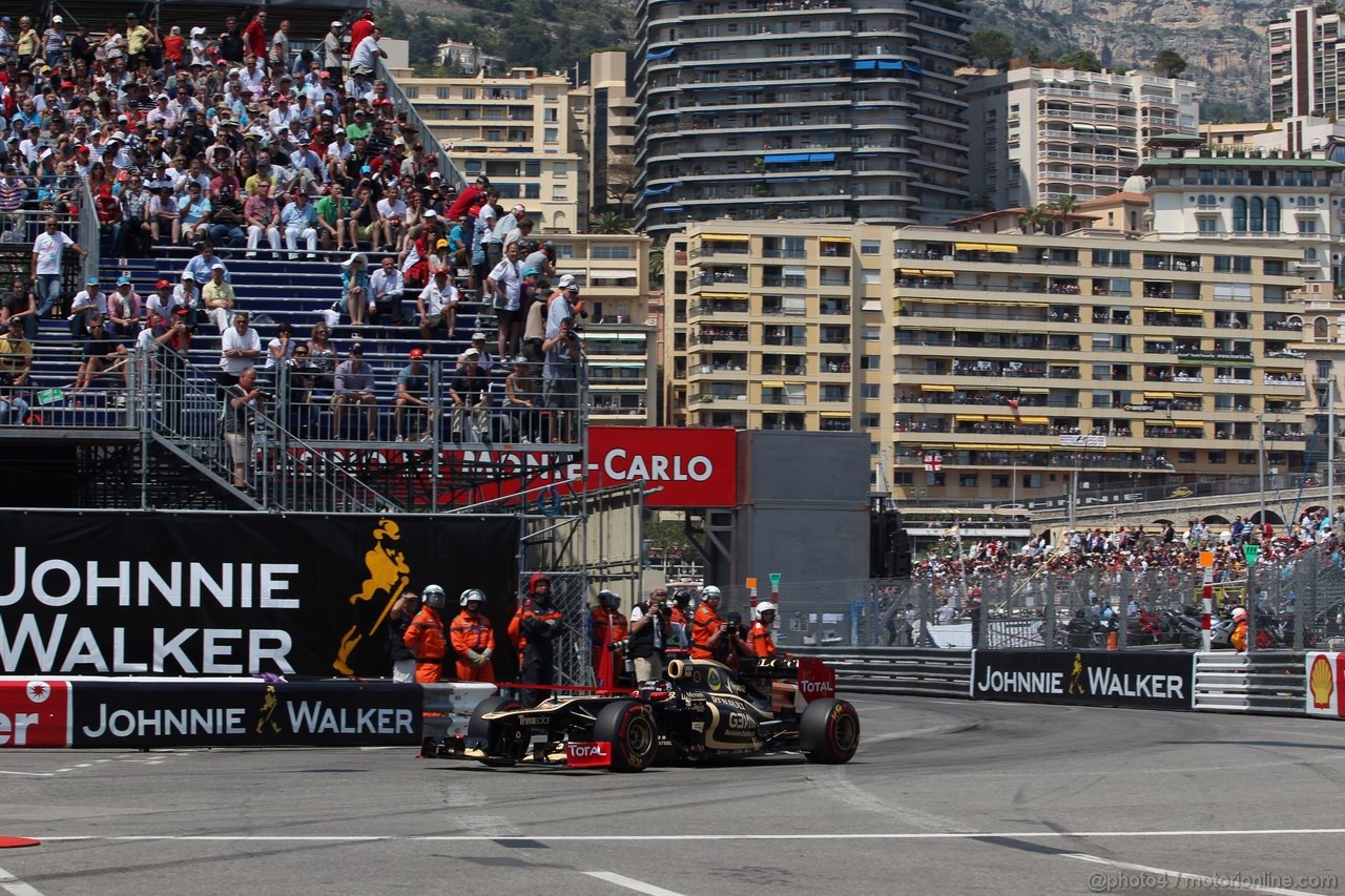 GP MONACO, 26.05.2012-  Qualifiche, Kimi Raikkonen (FIN) Lotus F1 Team E20