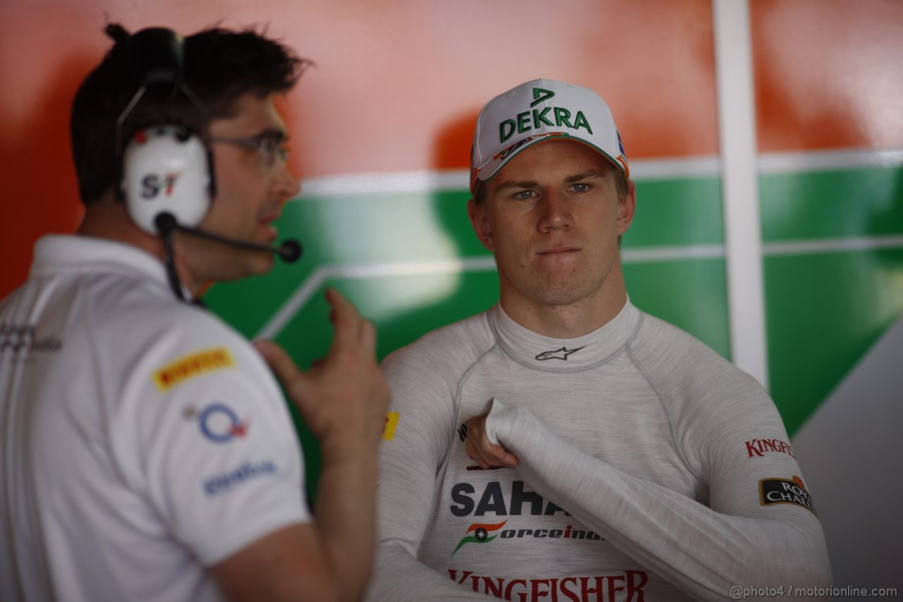 GP MONACO, 26.05.2012-  Qualifiche, Nico Hulkenberg (GER) Sahara Force India F1 Team VJM05 