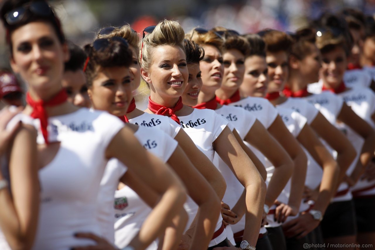 GP MONACO, 26.05.2012-  Qualifiche, grid girl, pitbabess