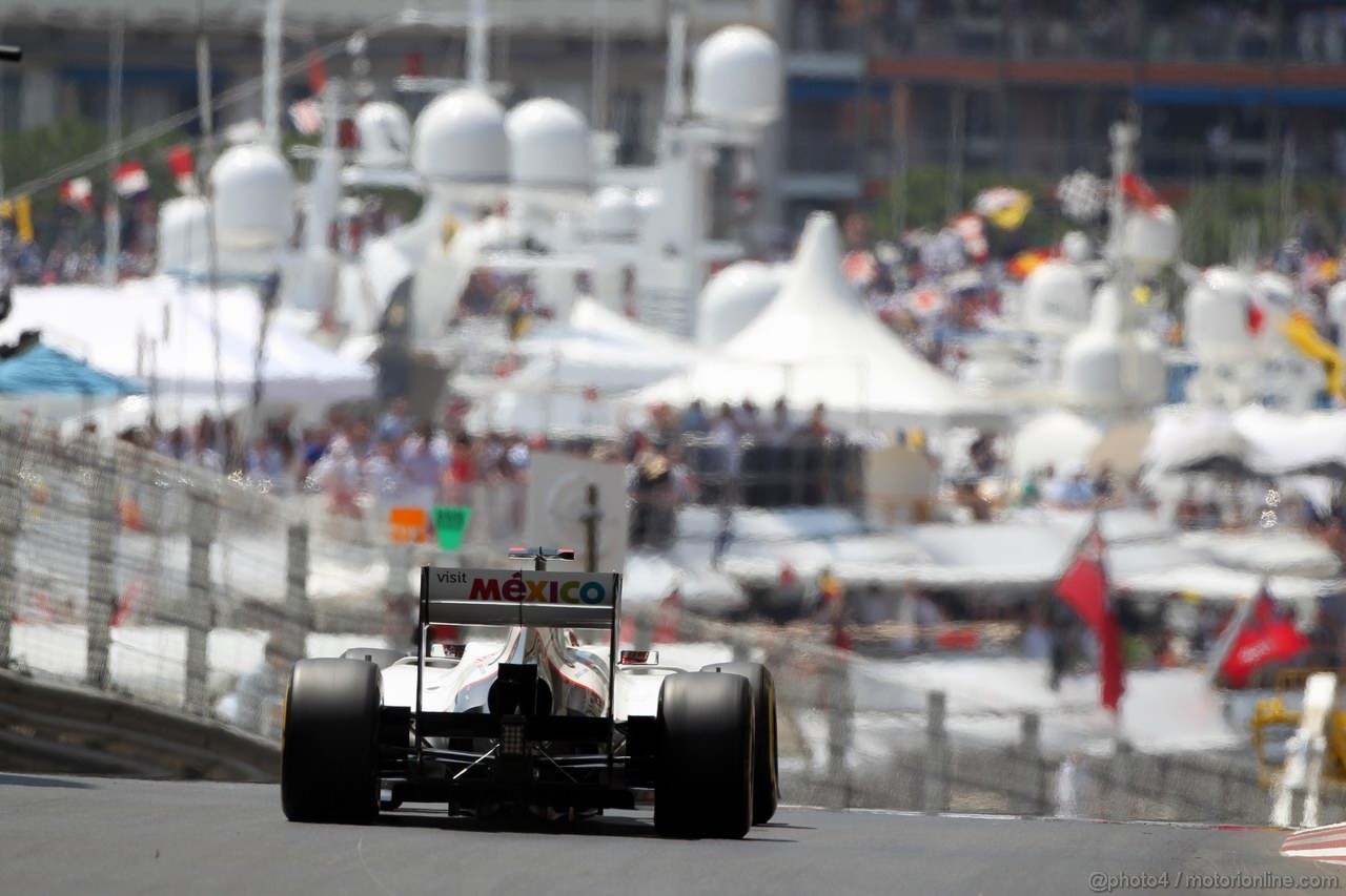 GP MONACO, 26.05.2012-  Qualifiche, Kamui Kobayashi (JAP) Sauber F1 Team C31 