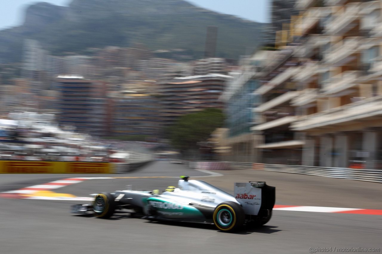 GP MONACO, 26.05.2012-  Qualifiche, Nico Rosberg (GER) Mercedes AMG F1 W03 