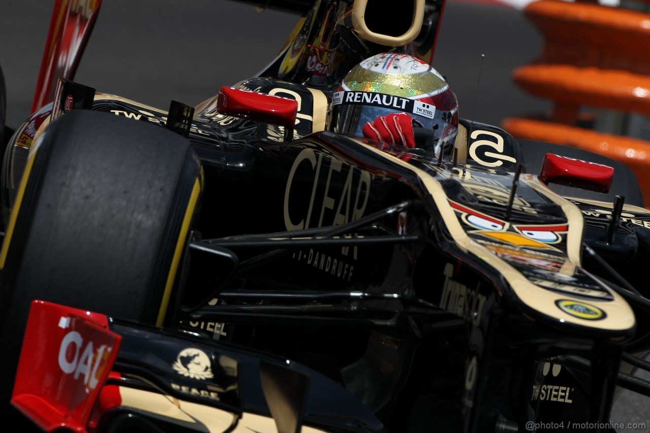 GP MONACO, 26.05.2012-  Qualifiche, Romain Grosjean (FRA) Lotus F1 Team E20
