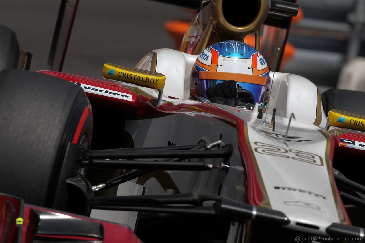 GP MONACO, 26.05.2012-  Qualifiche, Narain Karthikeyan (IND) HRT Formula 1 Team F112 