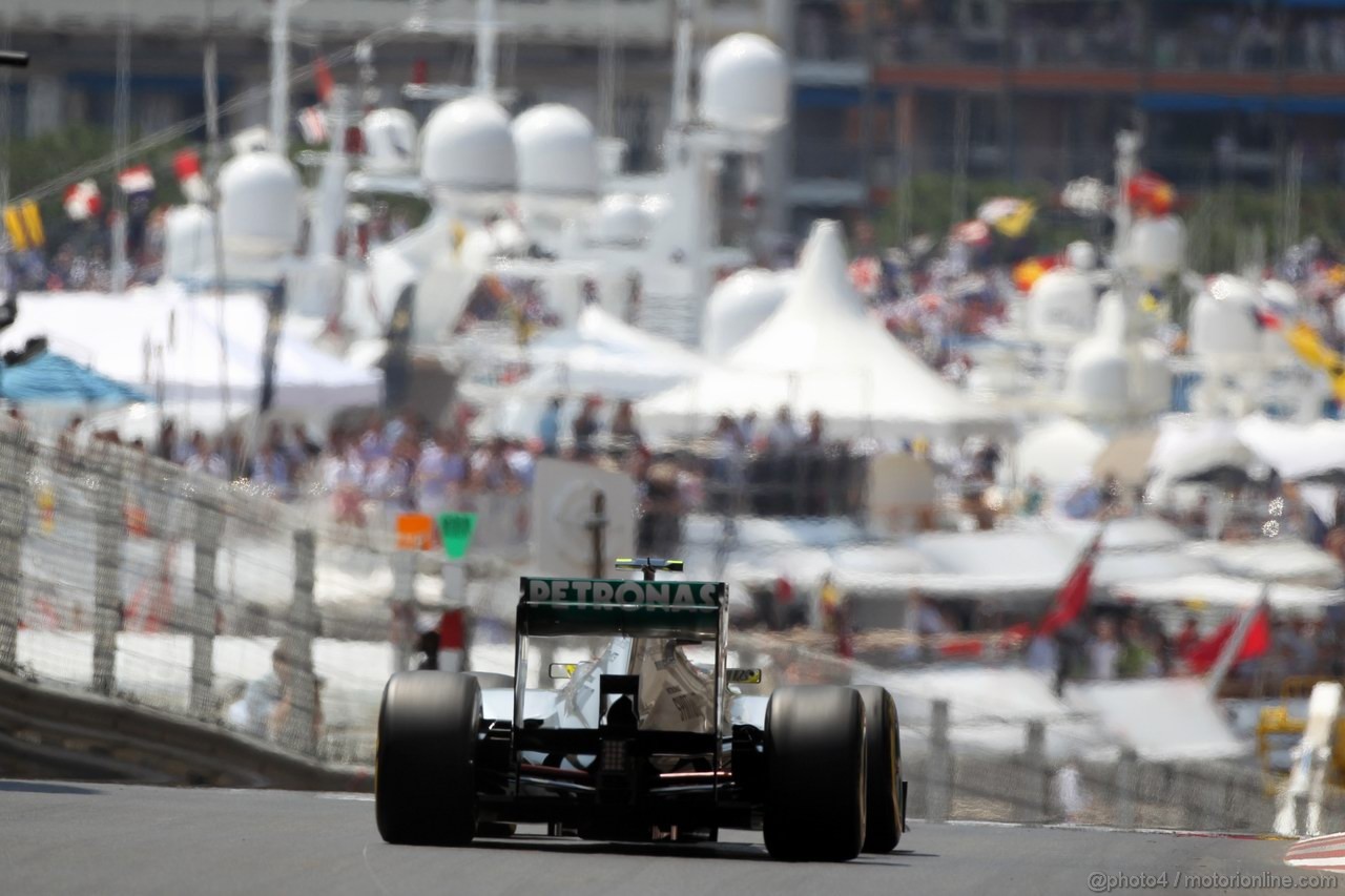 GP MONACO, 26.05.2012-  Qualifiche, Nico Rosberg (GER) Mercedes AMG F1 W03 